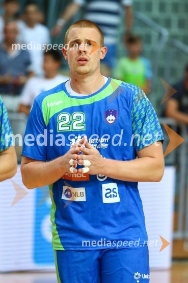  Matej Gaber, rokometašPrijateljska rokometna tekma med Slovenijo in Hrvaško