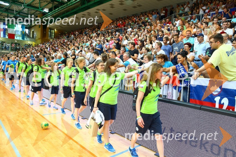 Prijateljska rokometna tekma med Slovenijo in Hrvaško
