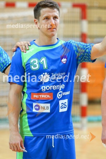  David Razgor, rokometašPrijateljska rokometna tekma med Slovenijo in Hrvaško