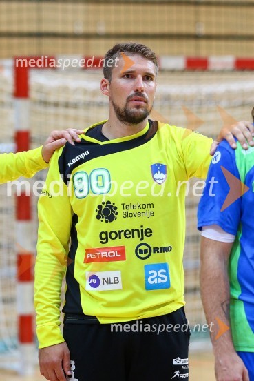  Urban Lesjak, vratarPrijateljska rokometna tekma med Slovenijo in Hrvaško