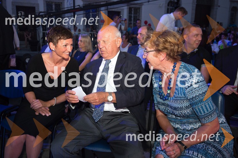 prof. dr. Maja Makovec Brenčič, ministrica za izobraževanje, znanost in šport;  Janez 	 Kocijančič, nekdanji predsednik OKS ; prof. dr. Andreja Kocijančič, dolgoletna predstojnica Kliničnega oddelka za endokrinologijo, diabetes in presnovne bolezni, nekdanja rektorica Univerze v LjubljaniPredstavitev olimpijske reprezentance Slovenije - Rio 2016