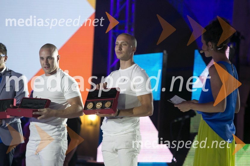  Blaž Slanič, F&B Acrobatics;  Filip Kržišnik, F&B AcrobaticsPredstavitev olimpijske reprezentance Slovenije - Rio 2016