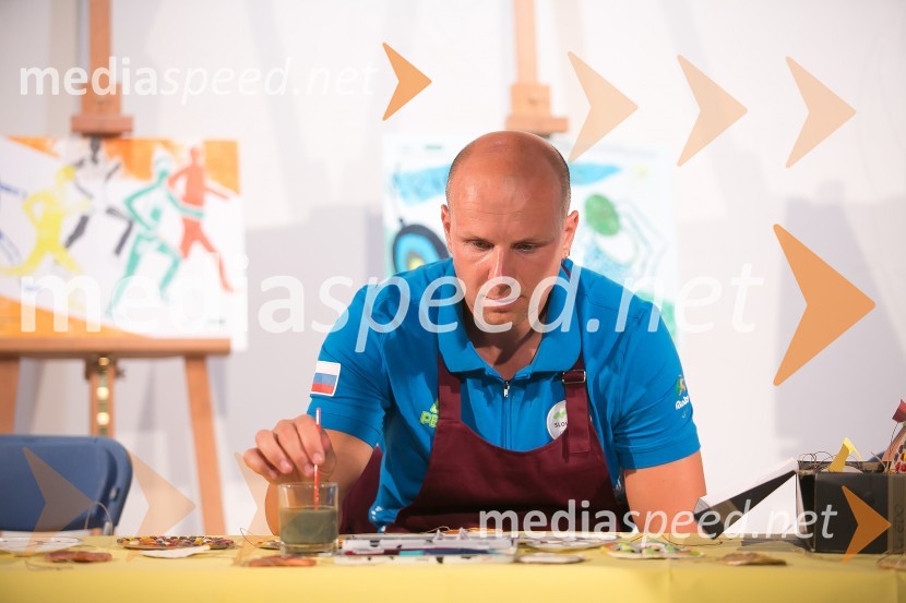  Gorazd Škof, vratarPredstavitev olimpijske reprezentance Slovenije - Rio 2016