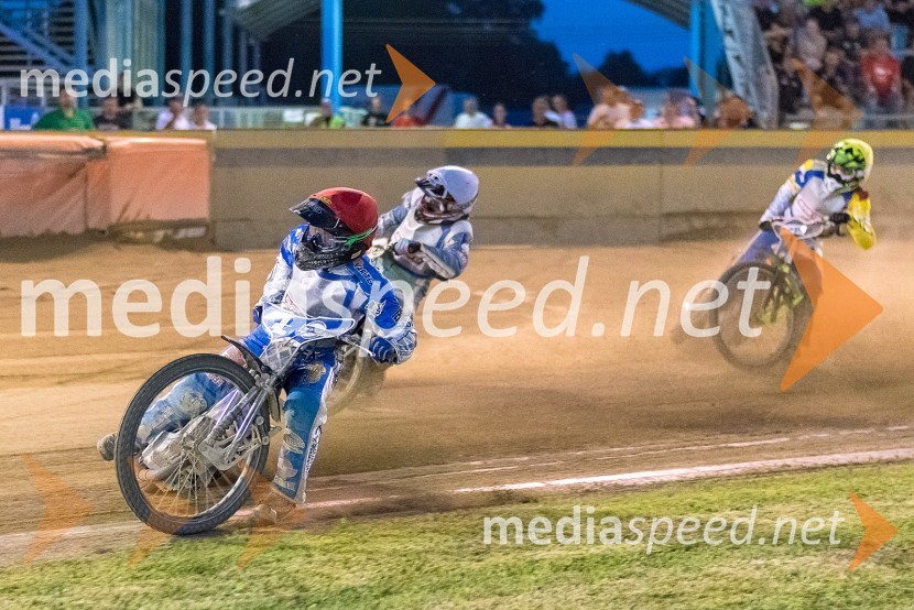  József Tabaka, speedwayist (Madžarska);  Matic Ivačič, speedwayist (Slovenija);  Nicolas Vicentin, speedwayist (Italija)Speedway državno prvenstvo Hrvaške in Slovenije