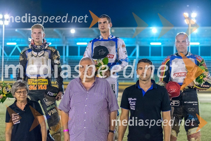  Nick Škorja, speedwayist (Slovenija);  Jurica Pavlic, speedwayist (Hrvaška);  Denis Štojs, speedwayist (Slovenija)Speedway državno prvenstvo Hrvaške in Slovenije