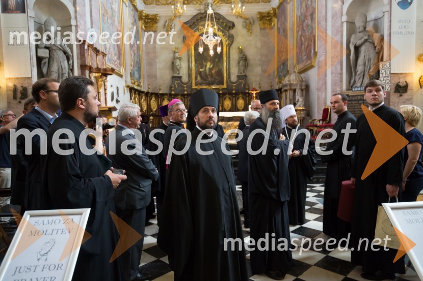 Srečanje predstavnikov ruske in srbske pravoslavne Cerkve ter katoliške Cerkve v SlovenijiEkumensko srečanje v Ljubljani