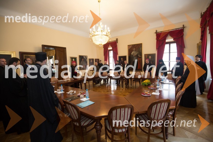 EkumenskI pogovor predstavnikov ruske in srbske pravoslavne Cerkve ter katoliške Cerkve v SlovenijiEkumensko srečanje v Ljubljani