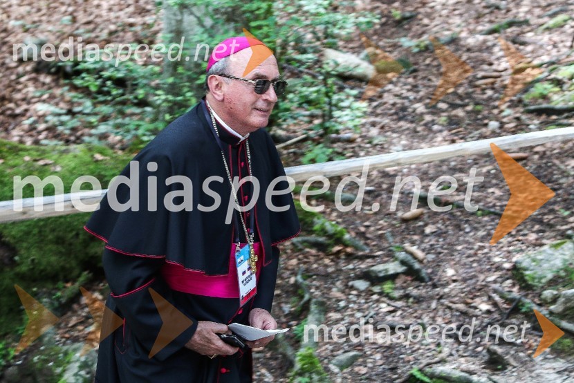 msgr. dr.  Juliusz Janusz, rimskokatoliški duhovnik, škof in apostolski nuncijSlovesnost ob 100. obletnici Ruske kapelice