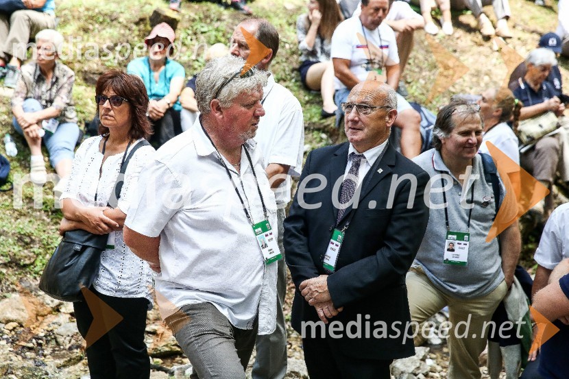  Drago Branc ;  Bogdan Gabrovec, predsednik Olimpijskega komiteja Slovenije, predsednik Judo zveze SlovenijeSlovesnost ob 100. obletnici Ruske kapelice