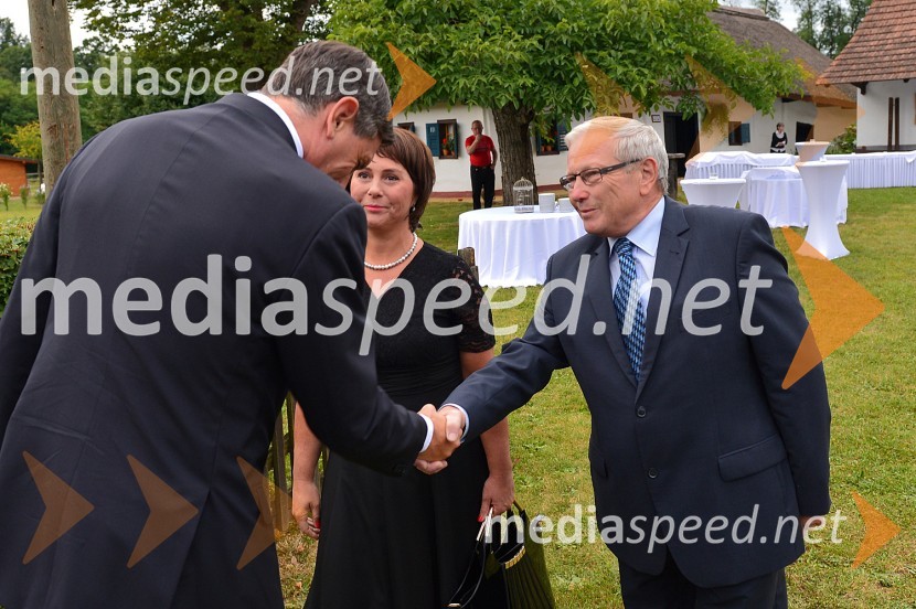  Borut Pahor, predsednik Republike Slovenije; mag. Vesna Jerala Zver, županja, Občina Turnišče;  Milan Kerman, župan Občine BeltinciProslava ob obletnici združitve prekmurskih Slovencev z matičnim narodom