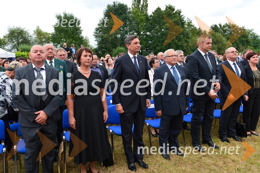  ... ; mag. Vesna Jerala Zver, županja, Občina Turnišče;  Borut Pahor, predsednik Republike Slovenije;  Milan Kerman, župan Občine Beltinci; mag. Dejan Židan, minister za kmetijstvo, gozdarstvo in prehrano, predsednik stranke SD;  Jožef Horvat, poslanec stranke NSi;  ... Proslava ob obletnici združitve prekmurskih Slovencev z matičnim narodom