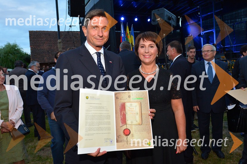  Borut Pahor, predsednik Republike Slovenije; mag. Vesna Jerala Zver, županja, Občina TurniščeProslava ob obletnici združitve prekmurskih Slovencev z matičnim narodom