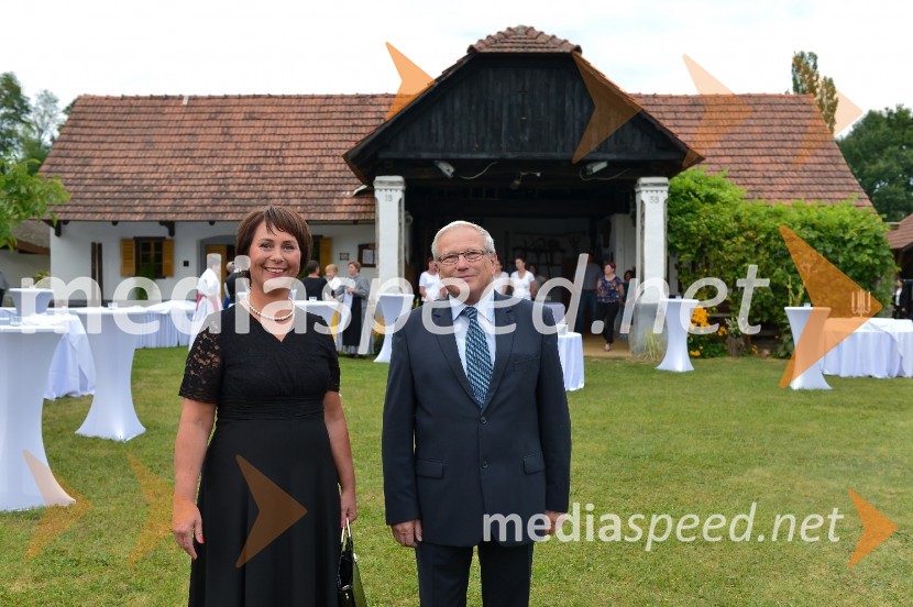 mag. Vesna Jerala Zver, županja, Občina Turnišče;  Milan Kerman, župan Občine BeltinciProslava ob obletnici združitve prekmurskih Slovencev z matičnim narodom