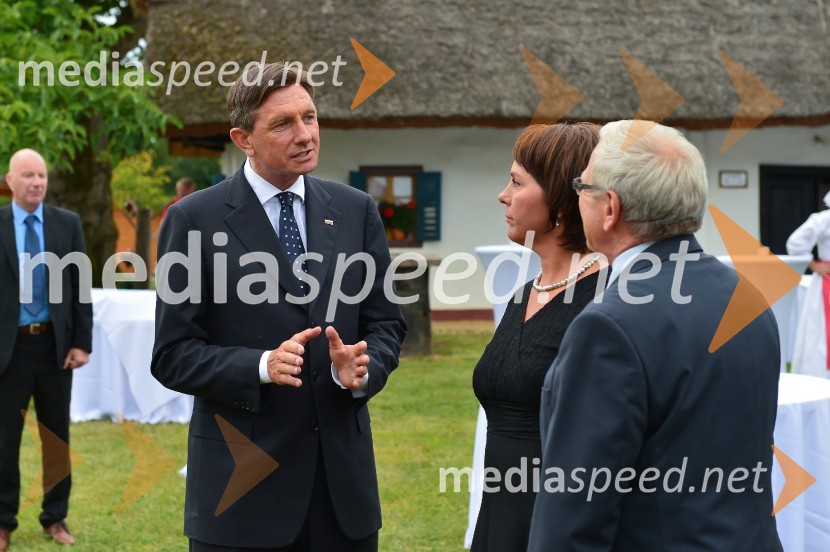  Borut Pahor, predsednik Republike Slovenije; mag. Vesna Jerala Zver, županja, Občina Turnišče;  Milan Kerman, župan Občine BeltinciProslava ob obletnici združitve prekmurskih Slovencev z matičnim narodom