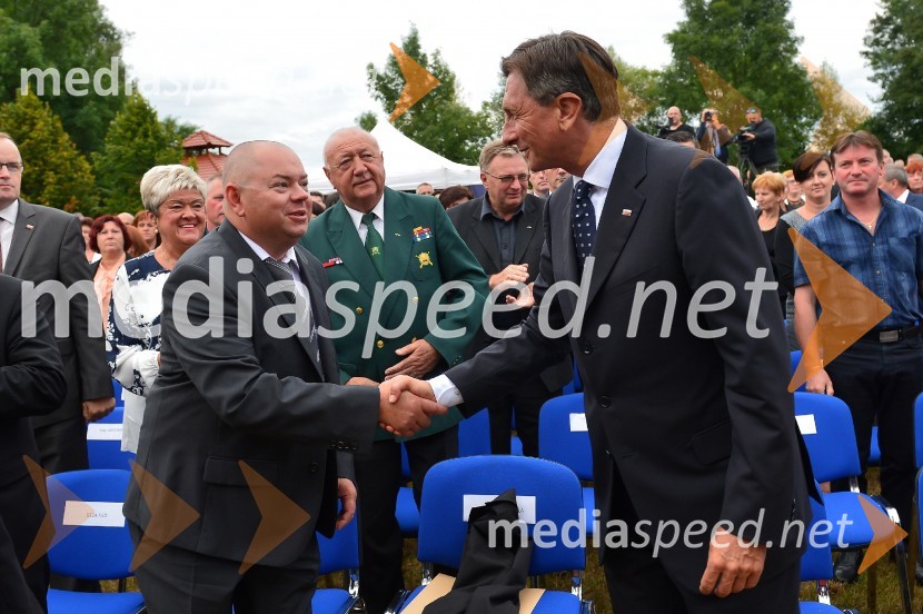  ... ;  Borut Pahor, predsednik Republike SlovenijeProslava ob obletnici združitve prekmurskih Slovencev z matičnim narodom