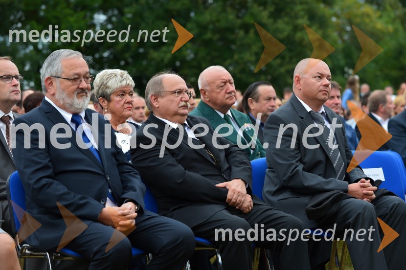 prof. dr. Igor Tičar, rektor, Univerza v Mariboru;  ... ;  ... Proslava ob obletnici združitve prekmurskih Slovencev z matičnim narodom