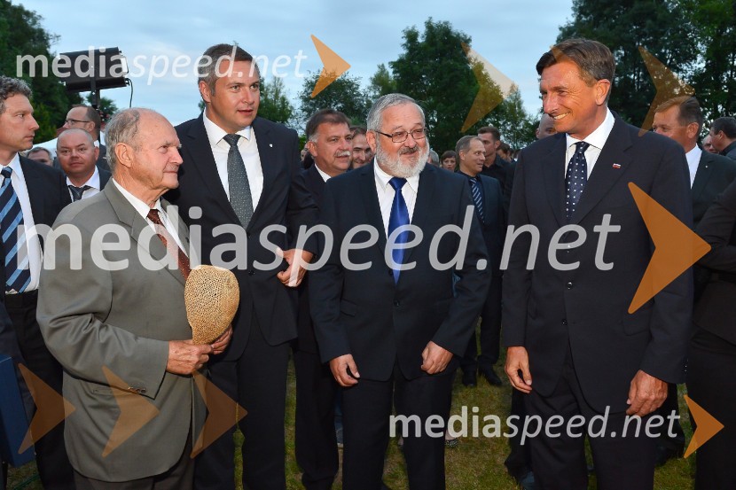  ... ; mag. Dejan Židan, minister za kmetijstvo, gozdarstvo in prehrano, predsednik stranke SD; prof. dr. Igor Tičar, rektor, Univerza v Mariboru;  Borut Pahor, predsednik Republike SlovenijeProslava ob obletnici združitve prekmurskih Slovencev z matičnim narodom