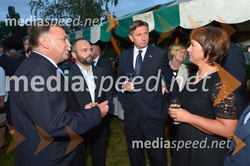  ... ;  ... ;  Borut Pahor, predsednik Republike Slovenije; mag. Vesna Jerala Zver, županja, Občina TurniščeProslava ob obletnici združitve prekmurskih Slovencev z matičnim narodom