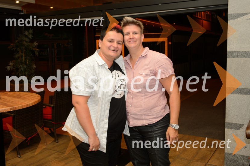  Martina Ipša, stand up komičarka;  Janja Zdolšek, direktorica Zavoda za kulturo Maribor - standupsi.comVIP After Basketball Party
