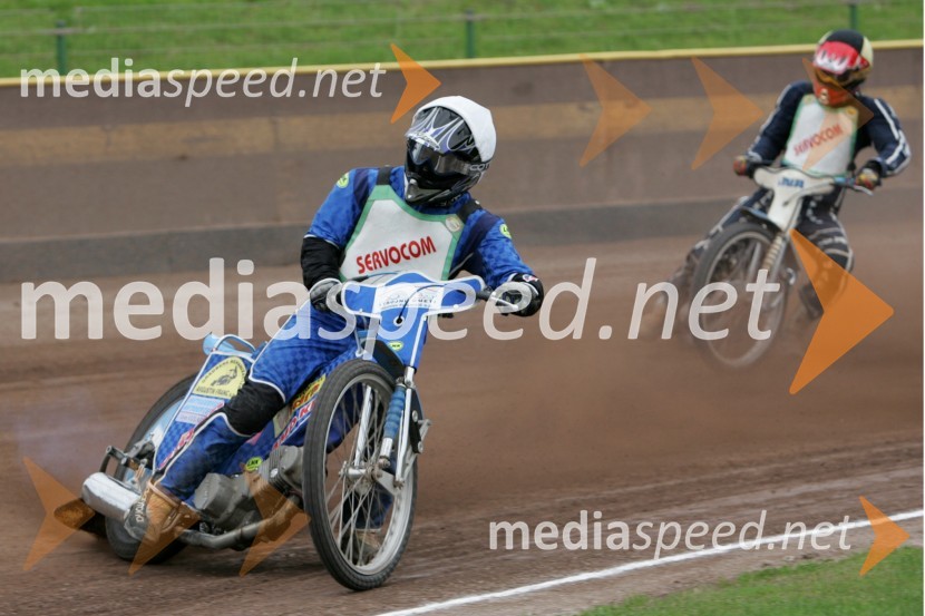 Matija Duh, AMD Krško in Marko Oto, SK Prelog HrvaškaSPEEDWAY, 7. dirka za DP