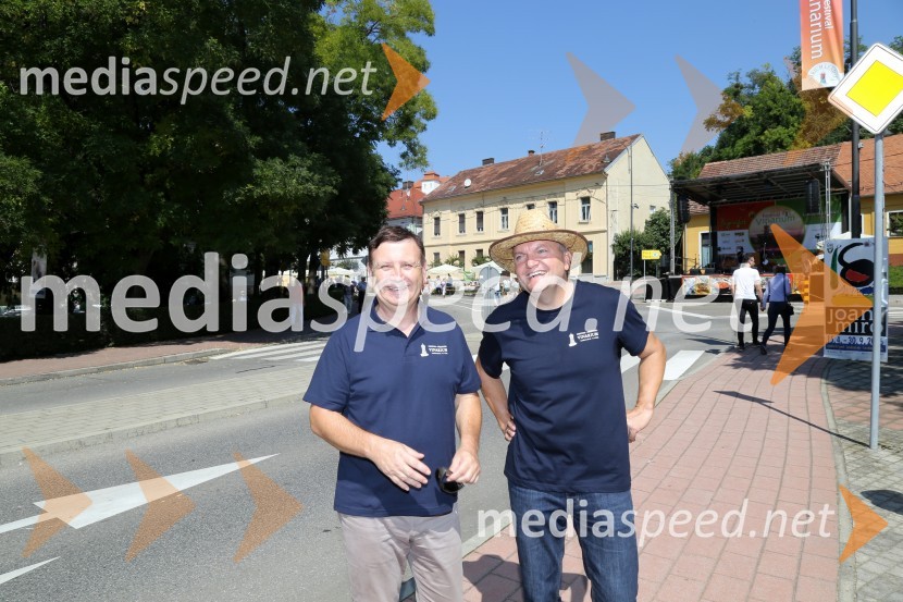 mag. Anton Balažek, župan občine Lendava;  Igor Kolenko, direktor prireditve Bogračfest, direktor Stanovanjskega podjetja LendavaBogračfest 2016