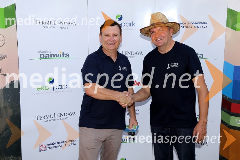 mag. Anton Balažek, župan občine Lendava;  Igor Kolenko, direktor prireditve Bogračfest, direktor Stanovanjskega podjetja LendavaBogračfest 2016