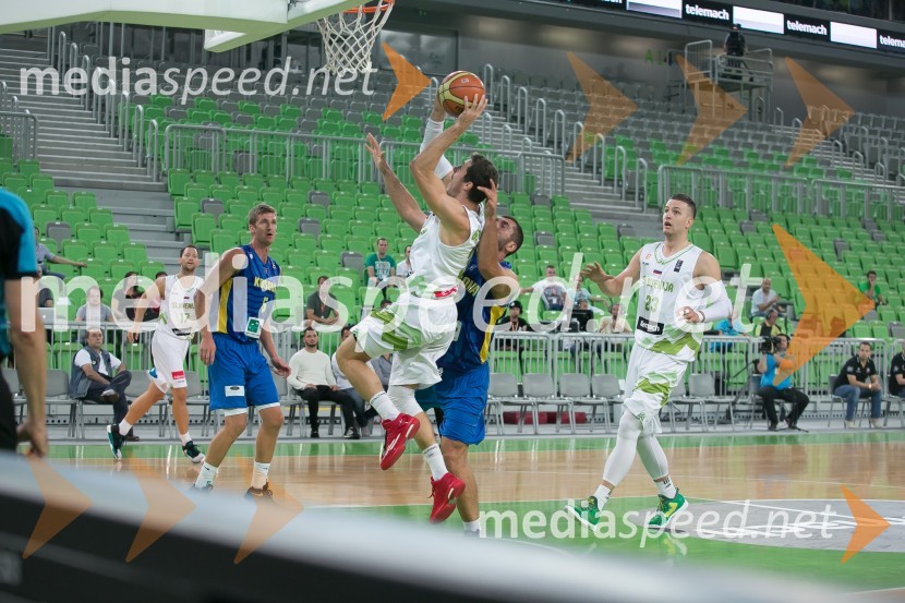  Goran Dragić, košarkar;  ... ;  Miha  Lapornik, košarkarSlovenski košarkarji za uvod kvalifikacij premagali Kosovo