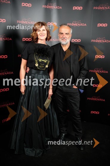  Maja Štamol Droljc, modna oblikovalka;  Stane DroljcPOP Promenada 2016