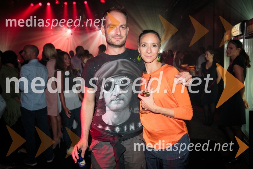  Gregor Gruden, igralec;  Mojca Funkl, igralkaPOP Promenada 2016