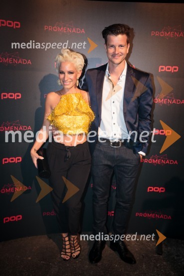  Alja Omladič - Alya, pevka;  Boštjan Romih, televizijski voditeljPOP Promenada 2016