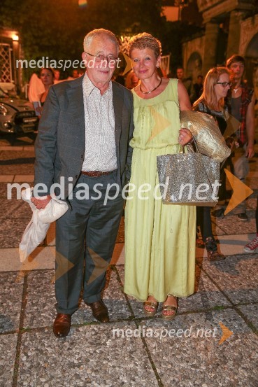 dr. Peter  Čeferin, pravnik, pisatelj;  Rija  Čič, inženirka tekstilne industrijeFestival Ljubljana: Laibach in Simfonični orkester RTV Slovenija