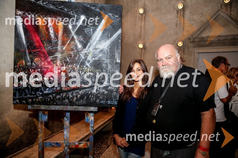  Tjaša Peršl;  Zmago Modic, slikarFestival Ljubljana: Laibach in Simfonični orkester RTV Slovenija