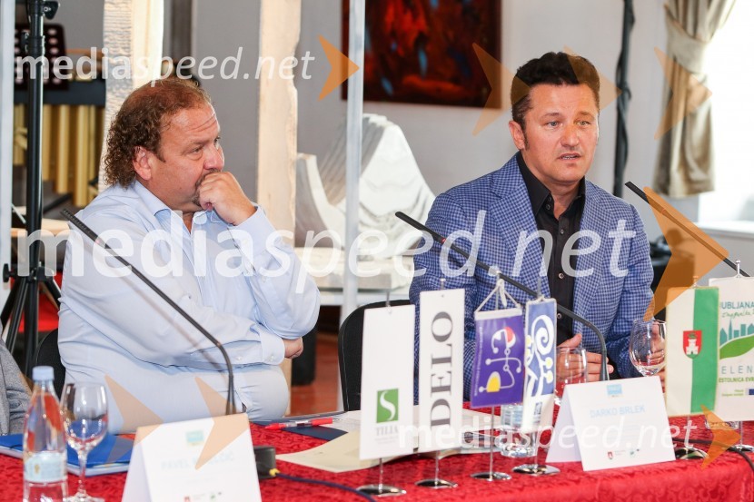  Darko  Brlek, direktor, Festival Ljubljana;  Piotr Beczala, tenoristFestival Ljubljana: Novinarska konferenca
