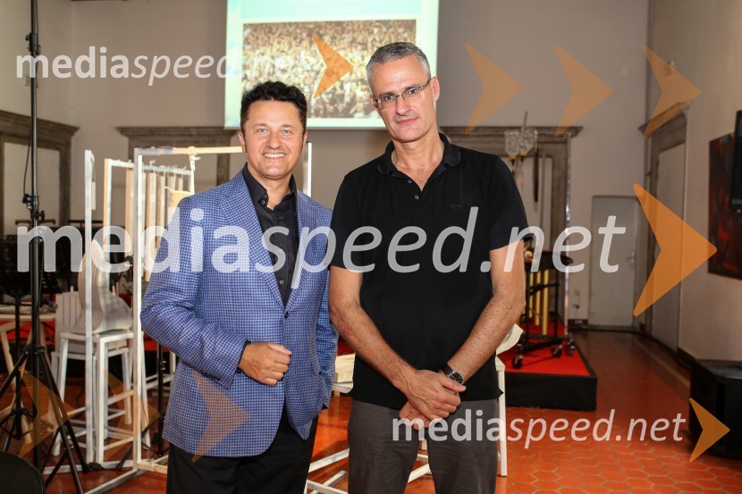  Piotr Beczala, tenorist;  Marc Piollet, dirigentFestival Ljubljana: Novinarska konferenca