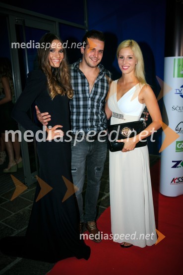  Nives Orešnik, Miss Slovenije 2012;  Tim Kores - Kori, glasbenik;  Lea Mederal, voditeljica, TV3 Medias Miss Slovenije 2016 je Maja Taradi