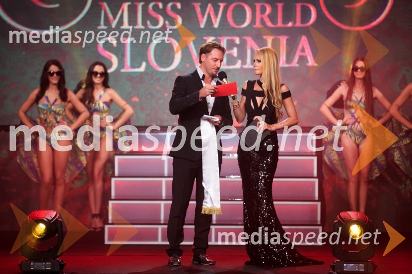  Miha Rakar, direktor Vodnega mesta Atlantis ;  Jerneja Podbevšek Zhembrovskyy, modna oblikovalkaMiss Slovenije 2016 je Maja Taradi