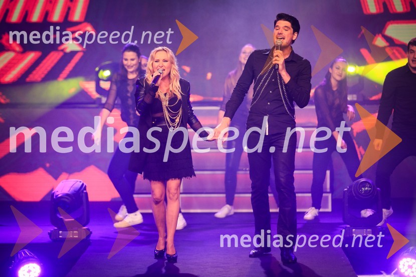  Nuša Derenda, pevka;  Sašo  Gačnik-Svarogov, glasbenik, skupina Šank RockMiss Slovenije 2016 je Maja Taradi