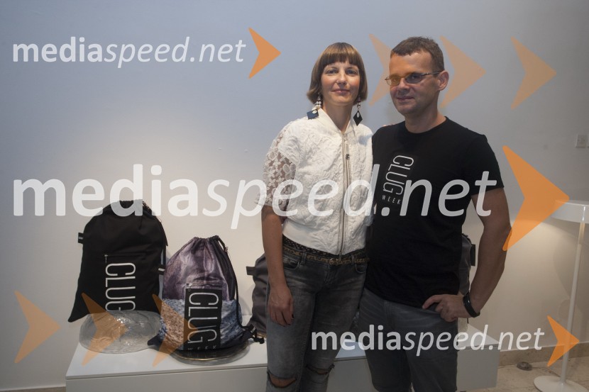  Bojana Kovačič Zemljič, oblikovalka nakita E2RD;  Alan Kavčič, predstavnik za odnose z javnostmi SNG MariborUvertura v Clug Week ter predstavitev kolekcije Edward by E2RD