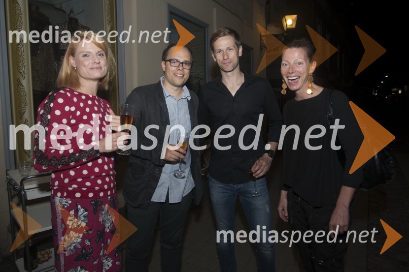  Tjaša  Gojkovič, odvetnica; dr. Niko Kristanič, podjetnik;  Sašo Drobnak, pravnik;  Nataša  Matješec Rošker,  igralkaUvertura v Clug Week ter predstavitev kolekcije Edward by E2RD