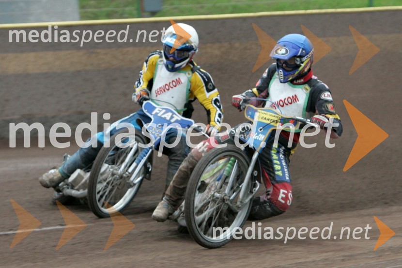 Aleš Kraljič, AMTK Ljubljana in Denis Štojs, AMD KrškoSPEEDWAY, 7. dirka za DP