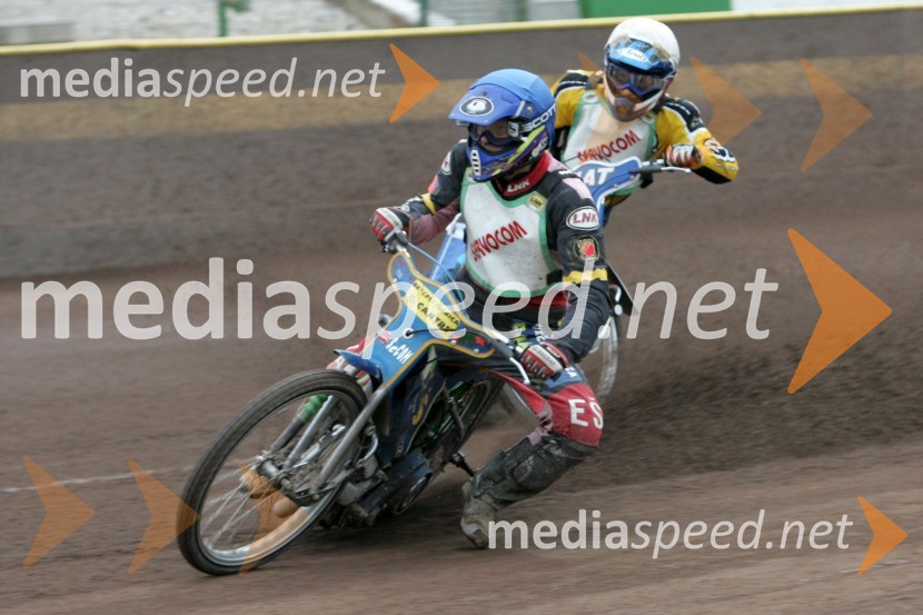 Denis Štojs, AMD Krško in Aleš Kraljič, AMTK LjubljanaSPEEDWAY, 7. dirka za DP
