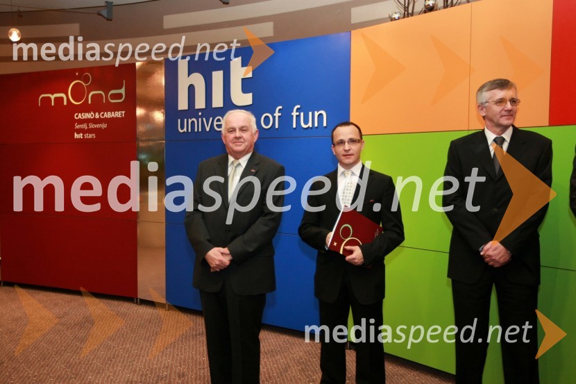 Edvard Čagran, župan občine Šentilj, Gregor Jeza, predsednik uprave Hit Šentilj d.d. in mag. Niko Trošt, predsednik uprave Hit d.d.Otvoritev igralniško zabaviščnega centra Mond v Šentilju