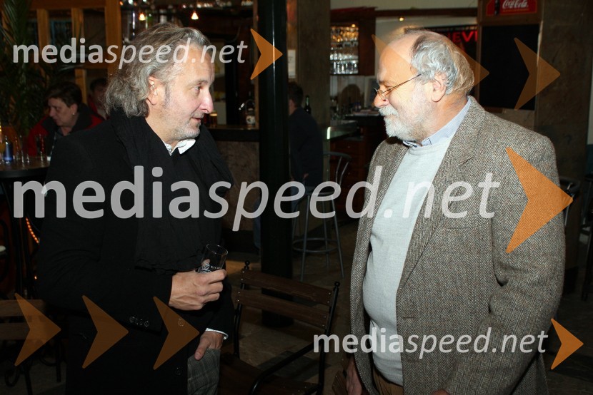Peter Bratuša, direktor Felina films in Stane Malčič, predsednik sveta Slovenske kinotekeOtvoritev gostovanja Slovenske kinoteke v Mariboru