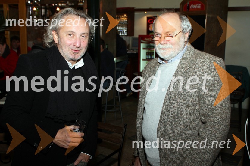 Peter Bratuša, direktor Felina films in Stane Malčič, predsednik sveta Slovenske kinotekeOtvoritev gostovanja Slovenske kinoteke v Mariboru