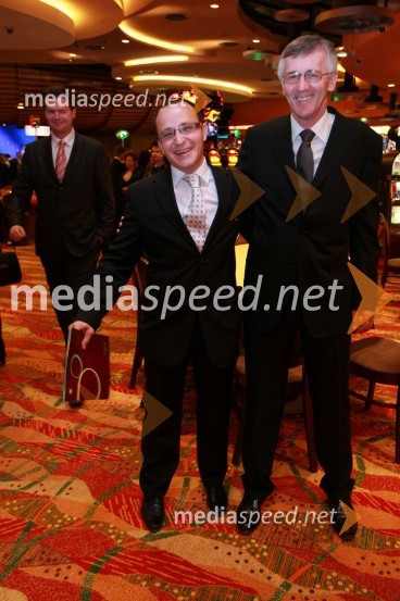 Gregor Jeza, predsednik uprave Hit Šentilj d.d. in mag. Niko Trošt, predsednik uprave Hit d.d.Otvoritev igralniško zabaviščnega centra Mond v Šentilju