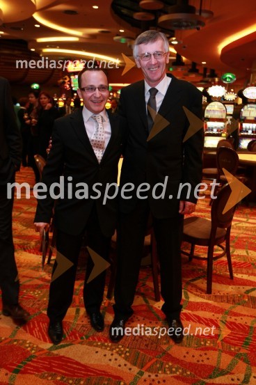 Gregor Jeza, predsednik uprave Hit Šentilj d.d. in mag. Niko Trošt, predsednik uprave Hit d.d.Otvoritev igralniško zabaviščnega centra Mond v Šentilju