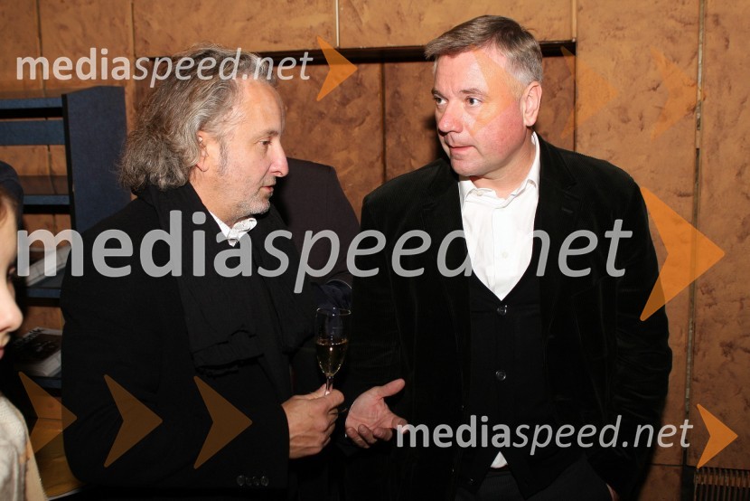 Peter Bratuša, direktor Felina films in Staš Ravter, direktor Slovenske kinotekeOtvoritev gostovanja Slovenske kinoteke v Mariboru