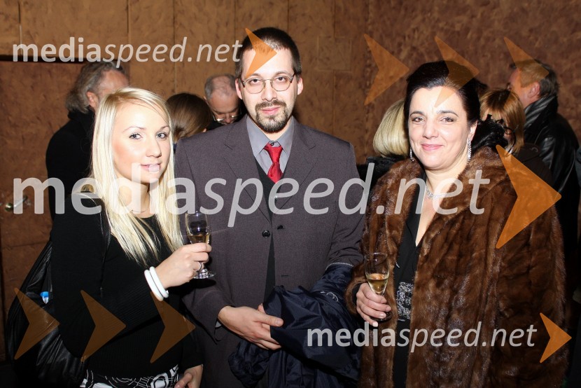 Kaja Bohorč, programski oddelek Slovenske kinoteke, Boštjan Miha Jambrek, vodja programskega oddelka Slovenske kinoteke in Romana Mernik, direktorica Fininvest d.o.oOtvoritev gostovanja Slovenske kinoteke v Mariboru