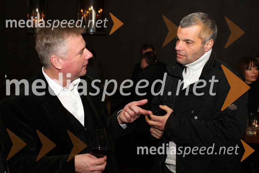 Staš Ravter, direktor Slovenske kinoteke in Saša Arsenovič, direktor podjetja S.Oliver SLOOtvoritev gostovanja Slovenske kinoteke v Mariboru