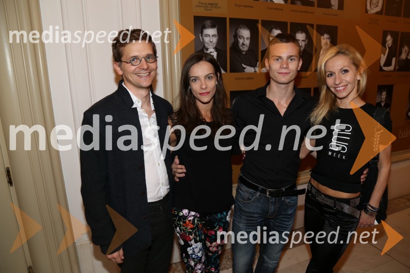  Matevž Biber, igralec;  Catarina de Meneses, baletna solistka;  Filip Jurič, baletni plesalec;  Jelena Lečić, baletna solistkaTrije svetovni baletni ansambli, združeni v enem večeru